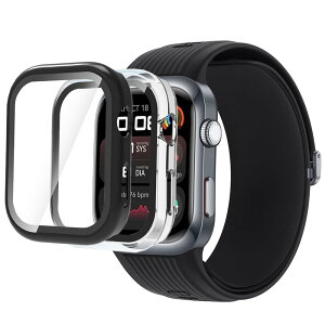 �y���������zYCJDP ��̌^�P�[�X Huawei WATCH D2 �E�F�A���u�������v �p�̈�̌^�P�[�X 2�� PC�f�ނƋ����K���X�t�B������̌^ �P�[�X �S�ʕی� (�u���b�N+����) �F�F�u���b�N+�N���A�A�T�C�Y�FHUA