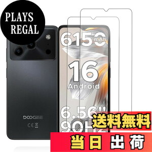 �y���������z�y2���Z�b�g�zFor DOOGEE Note56 / Note56 Plus / Note56 Pro / Note56X / Note56X Pro�p �t�B���� �K���X�t�B���� KONXISA 6.56�C���` �X�}�[�g�t�H���̃X�N���[���v���e�N�^�[ ���{���Ɏq�f�� 99�� ��