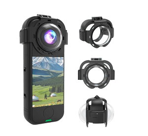�y���������zFor Insta360 X4 Air �����Y�ی�J�o�[ YCJDP 9H�d�x ���w�K���X�ی�~���[ �����K���X �ی�t�B���� 3D�ȖʑΉ� �����ߗ� �����h�~ �ϖ��Ր� �h�ܐ� �ϐ��� �t����ʕی�t�B���� ����