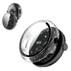 �y���������zGoogle Pixel Watch Parent�p �J�o�[ �P�[�X �A�b�v���E�H�b�`�ی�J�o�[ �K���X�t�B���� ��̌^ �h�� �h�o �t�B���� �ی�t�B�����yHUKWIMO�z ���ɋ��� �������� �C�A�[�� �ɔ� ���˒ጸ