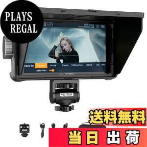 �y���������zVILTROX 5.5�C���` 1200nits �J���� �t�B�[���h���j�^�[ �^�b�`�X�N���[�� 4Kp30 HDMI �J���� ���j�^�[ DC-550 7�C���` DC-A1 �F�F�u���b�N�A�T�C�Y�F5.5�C���` DC-550