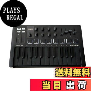 �y���������zArturia MIDI �L�[�{�[�h �R���g���[���[ MiniLab 3 �F�F�f�B�[�v�E�u���b�N