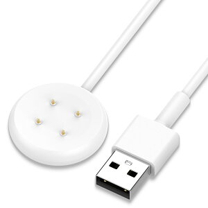 �y���������zGoogle Pixel Watch 3 / Pixel Watch 2 / Fitbit Versa 4 / Sense 2 �p �[�d�P�[�u�� �[�d�� KONXISA 1m���� ���C�[�d USB�R�l�N�^ ���ϋv �y�� ������ �����^�ѕ֗� �X�}�[�g�E�H �F�F�y1�{/�z���C�g�z