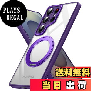 �y���������zTMUJWS �Ή� Galaxy S25 Ultra �p �P�[�X Magnetic�Ή� �N���A �����O �ϏՌ� SC-52F SCG32 �p�P�[�X ���� �Ռ��z�� TPU+PC�o���p�[ ��d�\�� 360°��]�X�^���h �X�g���b�v�z�[���t�� �ϋv �y�� 6