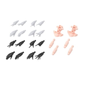 �y���������zBANDAI SPIRITS(�o���_�C �X�s���b�c) 30MS �I�v�V�����n���h�p�[�c [�z���C�g/�u���b�N] �v�����f�� �F�F�}���`�J���[�A�T�C�Y�F7.3 inches
