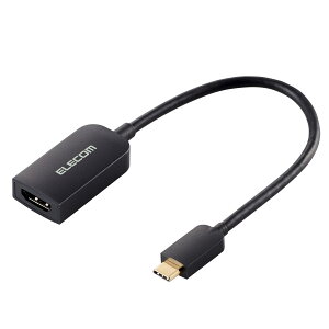 �y���������z�G���R�� usb c �ϊ��A�_�v�^ Type-C to HDMI (2�|�[�g) 4K(3840x2160px)/60Hz �}���`�f�B�X�v���C �~���[�����O 0.12m �P�[�u�� �yiPhone MacBook iPad Android ���ɑΉ��z �u���b�N AD-CHDMI2BK2 �F�F�u��