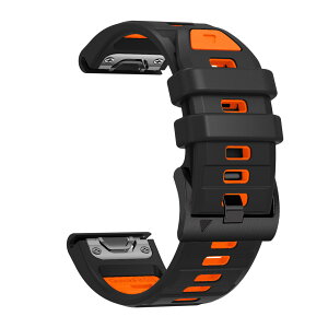 �y���������z[SQHYWJ] 22mm 26mm ��F�V���R���E�H�b�`�o���h �ւ��x���g �͂ɓK�� GARMIN(�K�[�~��) Fenix 8 / Fenix 7X / Fenix 6X / Fenix 5X /Fenix 7/6/5 �p ���� �x���g �N�C�b�N�����[�X�u�����t�� �F�F�u