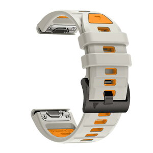 �y���������z[SQHYWJ] 22mm 26mm ��F�V���R���E�H�b�`�o���h �ւ��x���g �͂ɓK�� GARMIN(�K�[�~��) Fenix 8 / Fenix 7X / Fenix 6X / Fenix 5X /Fenix 7/6/5 �p ���� �x���g �N�C�b�N�����[�X�u�����t�� �F�F��