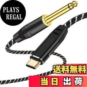 �y���������zUSB Type-C�M�^�[�P�[�u���A2M �y��p�^�C�vC - 6.35mm�I�X�ϊ��R�[�h�AiPhone 17/16/15�AiPad Pro�AiPad Air 5/4�AiPad 10�ASams-ung S24/S23/S22�APixel 8/7/6 Pro�AAndroid�X�}�z �F�F�u���b�N�A�T�C�Y�F3M