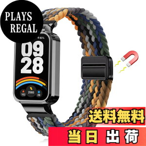 �y���������z[LanQii] �o���h �p�� Xiaomi Smart Band 9 Active/�p�� Xiaomi Redmi Smart Band 3 �Ή� �o���h �����x���g �i�C���� �o���h �҂ݍ��� ���C�z�����t�� �X�|�[�c�p �e�͐� �������i�K���� �_�� �h