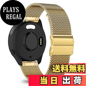 �y���������z[KeeFos] 20mm �o���h Garmin(�K�[�~��) Forerunner 570 42mm/165/245/645/Approach S50/S44/S42/Vivoactive 6/Vivoactive 5/Venu Sq 2/Sq/Venu 2 Plus �Ή� �����o���h ���� �ւ��x���g �X�e�����X�� �X�g���b�v �j��