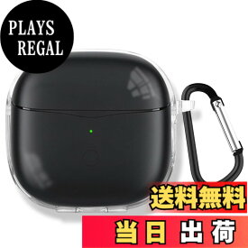 【送料無料】TOORQR For SOUNDPEATS Air3 Deluxe HS/SOUNDPEATS Air3 Deluxe ケース カバー SOUNDPEATS Air3 Deluxe TPU素材 ケース 保護カバー 防水 防塵 落下防止 キズ防止 全面保護 軽量 カラビナ付き(クリア)