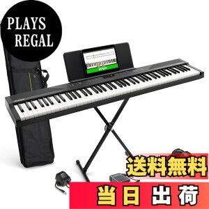 �y���������zAlesis �d�q�s�A�m 88���� Recital Play & Recital Black �F�F�A�N�Z�T���[�t���A�u���b�N�A�T�C�Y�F�A�N�Z�T���[�t��