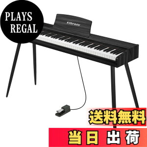 �y���������zKIMFBAY �d�q�s�A�m 88���� �ؐ� �d�q �s�A�m 88�� Digital Piano ���S�� �q�� MIDI�Ή� �y�_���t�� �X�^���h �A�_�v�^�[�t ���{������� �F�F�u���b�N