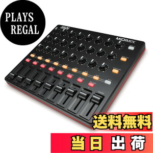 �y���������zAKAI Professional USB MIDI�R���g���[���[�~�L�T�[ �R���p�N�g �|�[�^�u�� DAW�R���g���[���[ 24�̃m�u 16�̃{�^�� 9�{�̃t�F�[�_�[ Ableton Live Lite�t�� MIDI MIX