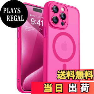 �y���������zCANSHN iPhone �p �P�[�X Magsafe�Ή� �J�������ӕی� ���C�����X�[�d �ϏՌ� �G�A�K�[�h�R�[�i�[ �����h�~ �w��h�~ �F�F�z�b�g�s���N�A�T�C�Y�FiPhone 15 Pro �p (6.1 �C���`)