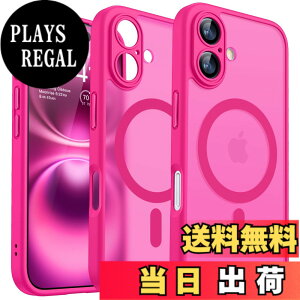 �y���������zCANSHN iPhone �p �P�[�X Magsafe�Ή� �J�������ӕی� ���C�����X�[�d �ϏՌ� �G�A�K�[�h�R�[�i�[ �����h�~ �w��h�~ �F�F�z�b�g�s���N�A�T�C�Y�FiPhone 16 Plus �p (6.7 �C���`)