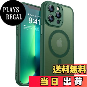 �y���������zCANSHN iPhone �p �P�[�X Magsafe�Ή� �J�������ӕی� ���C�����X�[�d �ϏՌ� �G�A�K�[�h�R�[�i�[ �����h�~ �w��h�~ �F�F�f�B�[�v�O���[���A�T�C�Y�FiPhone 13 Pro Max �p (6.7 �C���`)