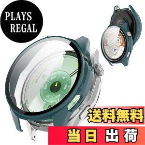 �y���������zAIYYXX Huawei Watch GT5 Pro 46mm �P�[�X �K���X�t�B����+PC�t���[�� ��̌^ �t�@�[�E�F�C gt5 pro �Ή� �����ߗ� �L�Y�h�~ �w��h�~ �ȒP�Ɏ��t���E�� �S�ʕی� �P�[�X�i�u���b�N�j �F�F