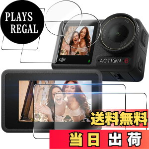 �y���������z�Ή� �t�� �ی�t�B������ �ی�t�B���� �t�B���� �����K���X �K���X�t�B�� �F�F�N���A�A�T�C�Y�F�Ή� DJI OSMO Action6