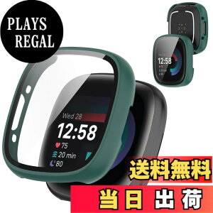 �y���������zAIYYXX For Fitbit sense2 /Fitbit versa4 �J�o�[ 3D���p�G�b�W �����^ PC+�K���X�f�� ��̌^ Fitbit sense2 /Fitbit versa4 �P�[�X �Ή� �����[�d�\ �[�d�⏕��t�� �����ߗ� �L�Y�h�~ �w��h�~ �� 