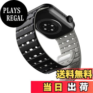 �y���������z[Bandletic] �A�b�v���E�H�b�`�p�� �o���h �}�O�l�b�g - �� ����Ȃ� �X�|�[�c�o���h�ʋC�� �h�� �y�� 2�F�f�U�C�� �����o���h �F�F�u���b�N�O���[�A�T�C�Y�F44/45/46/49/42mm(Series3)