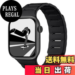 �y���������z[Bandletic]�A�b�v���E�H�b�`�p �o���h �}�O�l�b�g - Apple Watch�Ή��o���h �V���R�� ���ʒ��p �h�� 49mm/46mm/45mm/44mm/42mm Series Ultra/Ultra2/Ultra3/11/10/9/8/7/6/SE/5�Ή� �y�� �_�炩�� �ȒP�� �F