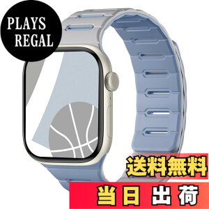 �y���������z[Bandletic]�A�b�v���E�H�b�`�p �o���h �}�O�l�b�g - Apple Watch�Ή��o���h �V���R�� ���ʒ��p �h�� 49mm/46mm/45mm/44mm/42mm Series Ultra/Ultra2/Ultra3/11/10/9/8/7/6/SE/5�Ή� �y�� �_�炩�� �� �F�F�O
