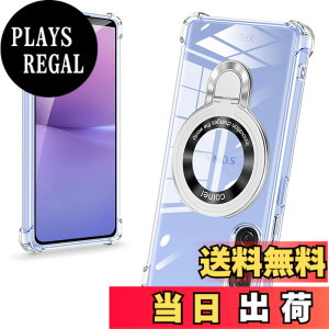 �y���������zbaodunwei Galaxy A25 5G �P�[�X �N���A �����O�t�� MagSafe�Ή� �}�O�l�b�g���� �c�����Ή� �A�W���X�^�u���X�^���h �l�p�G�A�N�b�V���� �ϏՌ� Galaxy A25 SC-53F SCG33 �J�o�[ �Ռ��z���|�P