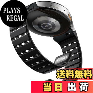 �y���������z[Bandletic] Galaxy watch 7 �o���h - �}�O�l�b�g�� Samsung�p 6/5/4 44mm 40mm/ FE/6 Classic 47mm 43mm/5 Pro 45mm/4 Classic�Ή� N52���� �ʋC�� ���y�� 2�F�f�U�C�� �F�F�u���b�N�A�T�C�Y�F22 millimeters