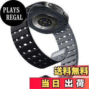 �y���������z[Bandletic] Galaxy watch 8 �o���h - �}�O�l�b�g�� �V���R���o���h Watch 8 44mm 40mm/ Watch 8 Classic 46mm �ɑΉ� N52���� �ʋC�� �ϊ� �h�� �y�� �j�����p �����p�o���h �F�F�u���b�N/�O���[
