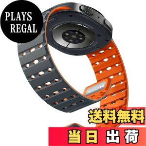 �y���������z[Bandletic] Galaxy watch 8 �o���h - �}�O�l�b�g�� �V���R���o���h Watch 8 44mm 40mm/ Watch 8 Classic 46mm �ɑΉ� N52���� �ʋC�� �ϊ� �h�� �y�� �j�����p �����p�o���h �F�F�O���[/�I�����W