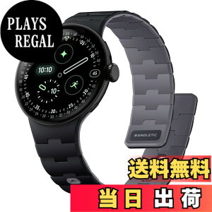 �y���������z[Bandletic] 2025 �V�^ Google Pixel Watch �o���h - Pixel Watch 1�E2�E3�E4�i41mm�j �Ή� N54���΃o���h �}�O�l�b�g���V���R�� �j�����p �X�|�[�c�p �y�� �F�F�u���b�N/�O���[