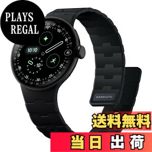 �y���������z[Bandletic] 2025 �V�^ Google Pixel Watch �o���h - Pixel Watch 1�E2�E3�E4�i41mm�j �Ή� N54���΃o���h �}�O�l�b�g���V���R�� �j�����p �X�|�[�c�p �y�� �F�F�u���b�N