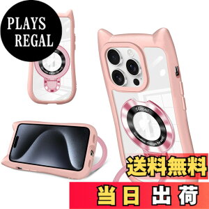 �y���������zbaodunwei iPhone 16 Pro �P�[�X �N���A �c�����Ή� �����O �}�O�l�b�g���� MagSafe�Ή� �A�C�t�H��16�v�� �X�}�z�P�[�X ���@�\�X�^���h�t�� PC�w�� + TPU�o���p�[ 2�d�\�� ���b�L���H �Ϗ�