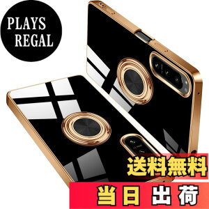 �y���������z�P�[�X �����O�t�� �X�}�z�P�[�X �J�o�[ �y�� ���� TPU �ϏՌ� �X�^���h�@�\ �C�菝�h�~ �����h�~ �ԍڃz���_�[�Ή� �X�g���b�v�z�[���t�� �F�F�u���b�N�A�T�C�Y�FSony Xperia 5 IV