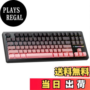 �y���������zATTACK SHARK M87PRO �R���p�N�g 3���[�h ���J�j�J���L�[�{�[�h Bluetooth/���C�����X/�L�� 2.4GHz TYPE-C 87�L�[ 80% �z�� RGB���C�g �z�b�g�X���b�v�Ή� �K�X�P�b�g�\�� �Q�[�~���O�L�[�{�[�h