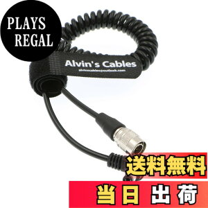 �y���������zAlvin's Cables Sound Devices 633/644/688 Zoom F8 Blackmagic Cinema Camera 4K �p�� ���p DC Jack to 4 pin Hirose �I�X �d�� �P�[�u�� �F�F�R�C����P�[�u���A�T�C�Y�Fcoiled cable