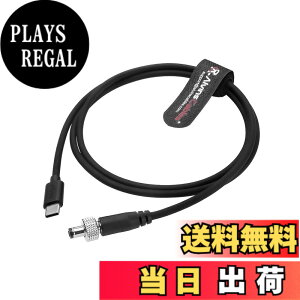 �y���������zAlvin's Cables PD �^�C�vC to ���b�L���ODC 12V �R�C���P�[�u�� L ���^�̒��p��Atomos Shogun/Blackmagic Video Assist/Hollyland Mars�Ή��d���P�[�u�� �F�FDC���b�N �R�[�h (1m)