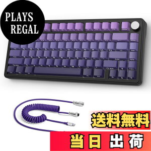 �y���������zATTACK SHARK X85���J�j�J���L�[�{�[�h�A�m�u�t��75%���C�����X�Q�[���L�[�{�[�h�APBT���v�����g�L�[�L���b�v�ABT 5.1/2.4 Ghz/USB-C�L���A�z�b�g�X���b�v�A���j�A�X�C�b�`�ARGB�ANKRO�APC