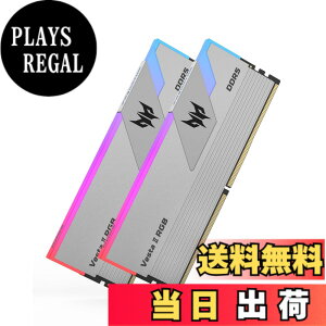 �y���������zAcer Predator Vesta 2 DDR5 RGB PC�p������ �F�F�V���o�[�A�T�C�Y�F6000MT/s 64GB C30