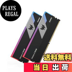 �y���������zAcer Predator Vesta 2 DDR5 RGB PC�p������ �F�F�u���b�N�A�T�C�Y�F6000MT/s 32GB C32