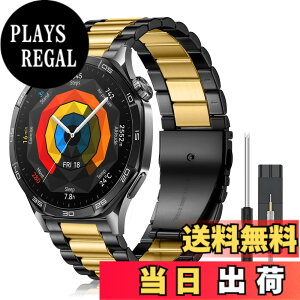 �y���������zCeiLarv 22mm �����o���h Huawei Watch GT Runner 2/ GT 6 Pro/GT 6/ GT5 Pro/ GT5 46mm/ Ultimate 2 �p �X�e�����X�� �X�}�[�g�E�H�b�` �x���g 22mm �����x���g �h�K �ϋv�� ���߉\ Amazfit Active Max/Bip 6/5/5 