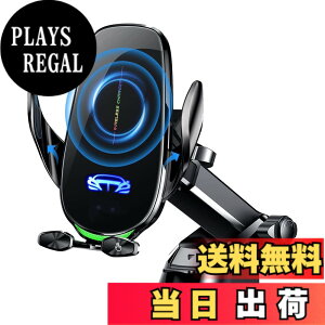 �y���������z�ԍڃz���_�[ �X�}�z�z���_�[ 15W �}�����C�����X�[�d�� �ԃz���_�[�����J�� 360�x��] �z�Վ��������o����2��ގ��Ή� iPhone/Sony/SHARP/Samsung/Xiaomi/OPPO �Ȃ� �F�F�u���b�N�A�T�C