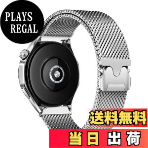 �y���������z[HinZann] �X�e�����X �o���h Huawei Watch GT 6 46mm/GT 6 Pro/GT 5/GT 5 Pro/GT 4/5/4/3 Pro �Ή����Ă��܂� 22mm�����p�x���g�E�}�O�l�b�g�E�~���l�[�[���[�v�E�������� ���b�V�� �ʋC �o���h Huawei