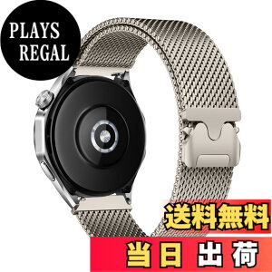 �y���������z[HinZann] �X�e�����X �o���h Huawei Watch GT 6 46mm/GT 6 Pro/GT 5/GT 5 Pro/GT 4/5/4/3 Pro �Ή����Ă��܂� 22mm�����p�x���g�E�}�O�l�b�g�E�~���l�[�[���[�v�E�������� ���b�V�� �ʋC �o���h Huawei