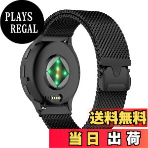 �y���������z[HinZann] �X�e�����X �o���h Garmin Venu 4 45mm/Venu 3/Venu2/D2 Air X15/vivoactive 4 �Ή����Ă��܂� 22mm�����p�x���g�E�}�O�l�b�g�E�~���l�[�[���[�v�E�������� ���b�V�� �ʋC �o���h Garmin Fore