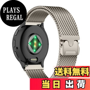 �y���������z[HinZann] �X�e�����X �o���h Garmin Venu 4 45mm/Venu 3/Venu2/D2 Air X15/vivoactive 4 �Ή����Ă��܂� 22mm�����p�x���g�E�}�O�l�b�g�E�~���l�[�[���[�v�E�������� ���b�V�� �ʋC �o���h Garmin Fore