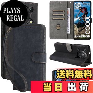�y���������z�K�p Oukitel C60/C60 Pro �P�[�X �蒠�^ Oukitel C60�p �X�}�z�P�[�X �g�уP�[�X�J�o�[ �蒠�^ ����PU���U�[ �X�g���b�v�z���_�[ ���M�� �ϏՌ� �S�ʕی� ��G�肪�ǂ� �}�O�l�b�g�� �J