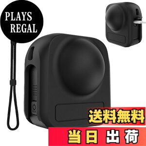 �y���������zFor GoPro Max2 �p �P�[�X �J�o�[ �V���R���ی�P�[�X �_�炩����G�� �L�Y�h�~ �w��h�~ �S�ʕی� ���M�݌v ����~ ���m�Ȍ��ʒu ��t�ȒP GoPro MAX2 �p �P�[�X�J�o�[�i�u���b�N�j �F